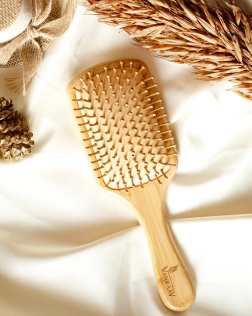 Bamboo Paddle hair brush - Vanraav