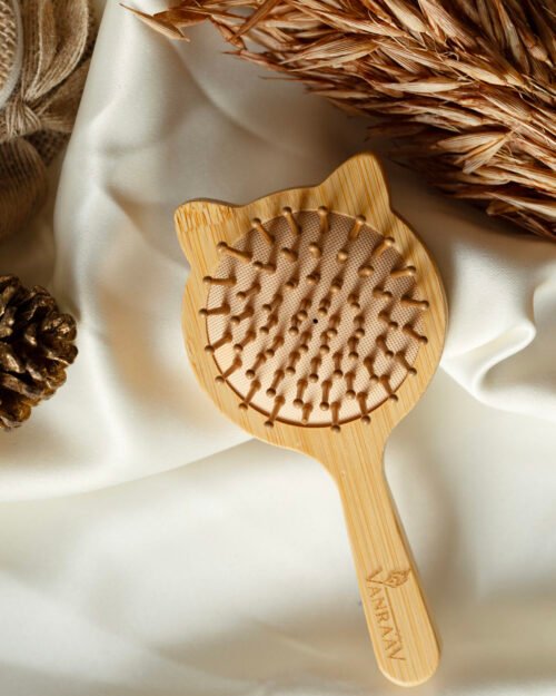 Bamboo Mickey Paddle Brush - Vanraav