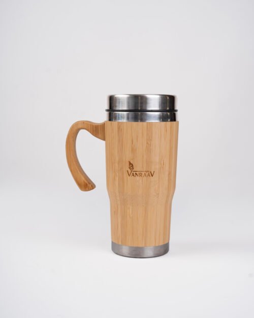 Bamboo Tumbler With Handle & 2 Bamboo Mug Hamper – Vanraav