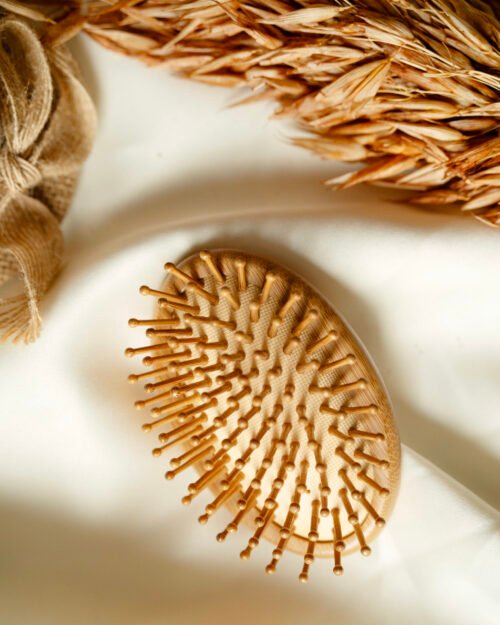 Bamboo Oval Shape Hair Brush - Vanraav