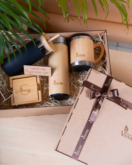 4-in-1 Bamboo Essentials Hamper - Vanraav