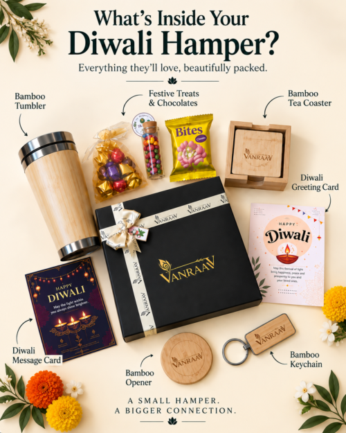 Premium Personalized Diwali Hamper – A Gift of Love & Festivity - Vanraav
